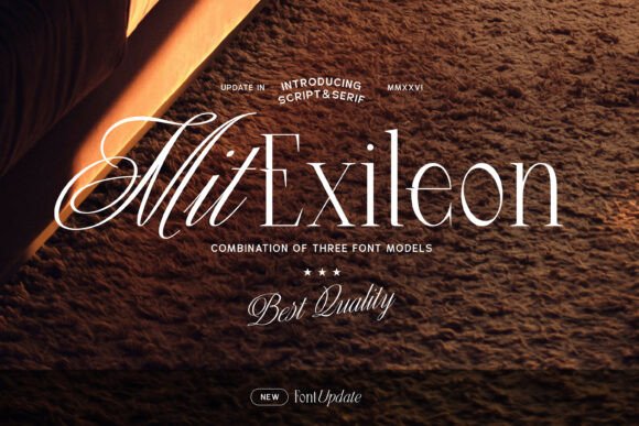 Discover the Beauty of MIT Exileon: A Versatile Script Serif Font