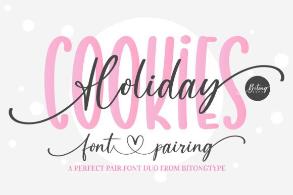 Discover the Charm of Holiday Cookies Font