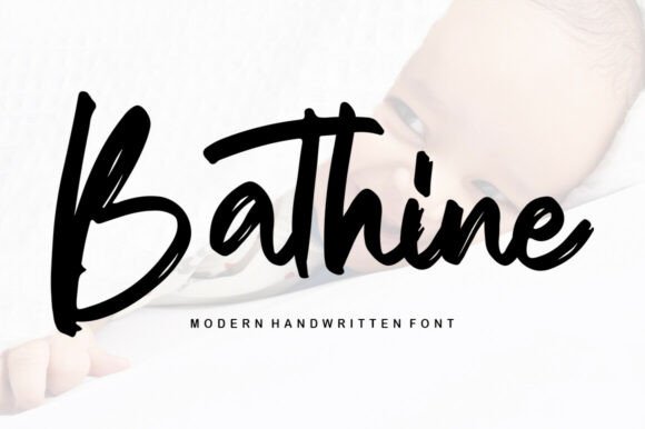 Discover the Elegance of Bathine: A Magical Script Font for Creative Expression