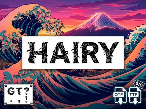 Hairy Font: A Bold Statement in Modern Typography