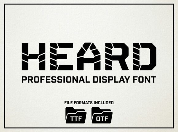Heard: A Bold Statement in Typography