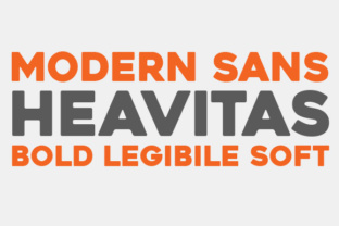 Heavitas: A Bold Sans Serif for Modern Design