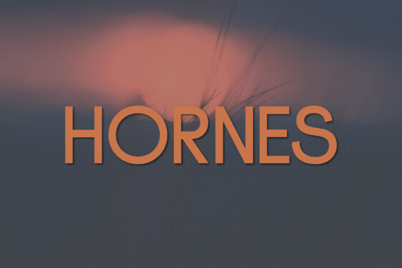 Hornes: A Modern Sans Serif for Versatile Design