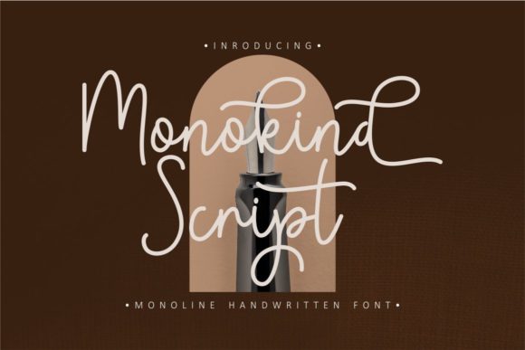 Monokind Script: A Versatile Handwritten Font for Modern Design