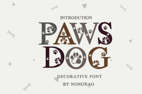 Paws Dog: A Versatile Decorative Font for Creative Projects