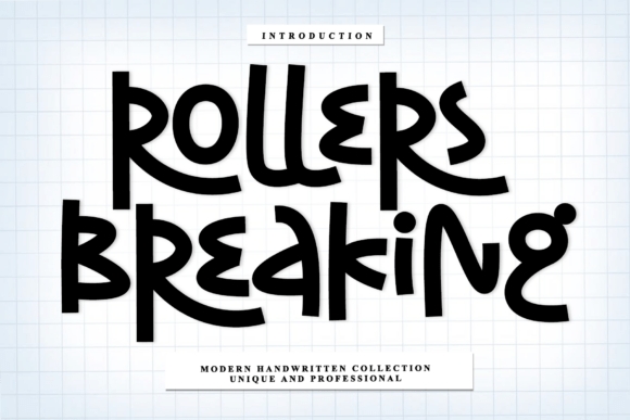 Rollers Breaking: A Font That Adds Artistry to Your Brand