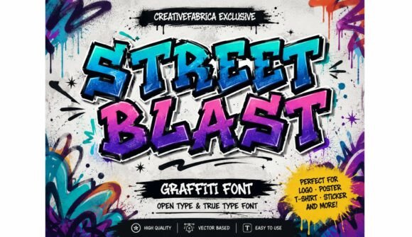 Street Blast Font: Powering Your Design with Bold Urban Energy