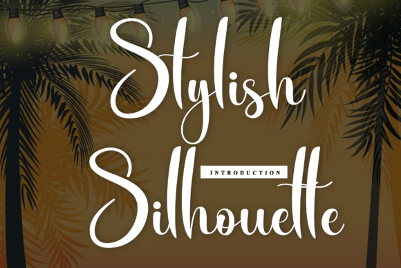 Stylish Silhouette: A Timeless Handwritten Font for Designers